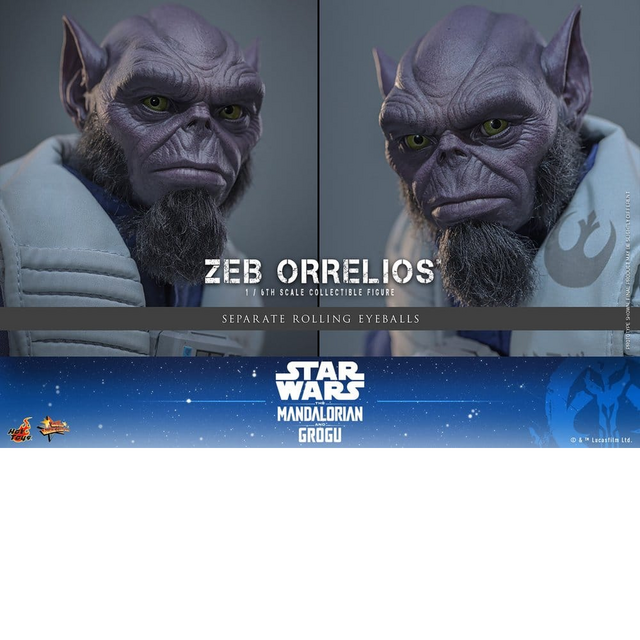 Star Wars Movie Masterpiece Zeb Orrelios Action Figure 33cm