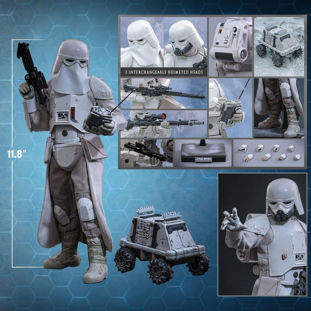 Star Wars The Mandalorian & Grogu Movie Masterpiece Imperial Remnant Snowtrooper 30cm