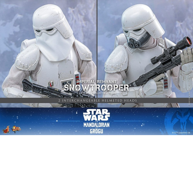 Star Wars The Mandalorian & Grogu Movie Masterpiece Imperial Remnant Snowtrooper 30cm