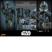 Star Wars Movie Masterpiece Clone Commander Gree Action Figure 30cm