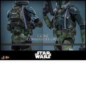 Star Wars Movie Masterpiece Clone Commander Gree Action Figure 30cm