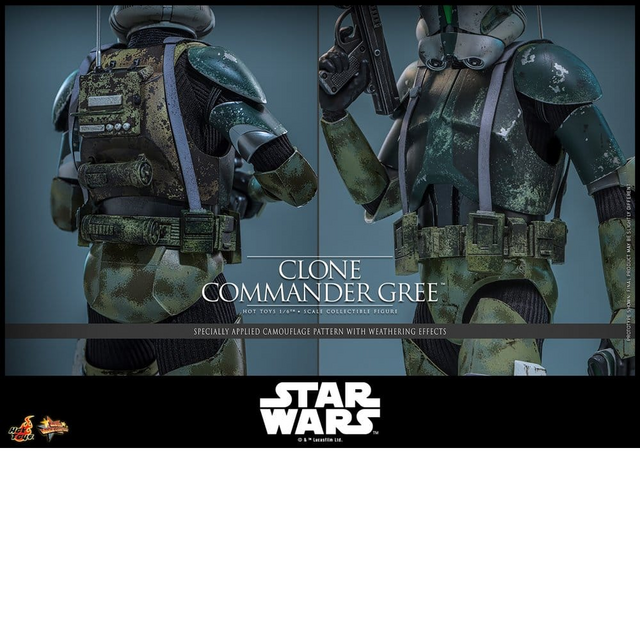 Star Wars Movie Masterpiece Clone Commander Gree Action Figure 30cm