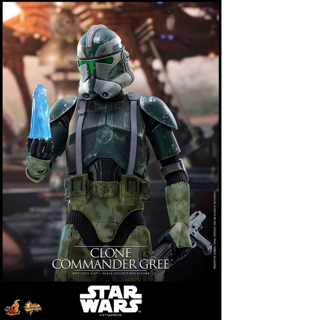 Star Wars Movie Masterpiece Clone Commander Gree Action Figure 30cm