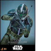 Star Wars Movie Masterpiece Clone Commander Gree Action Figure 30cm