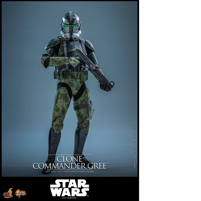 Star Wars Movie Masterpiece Clone Commander Gree Action Figure 30cm