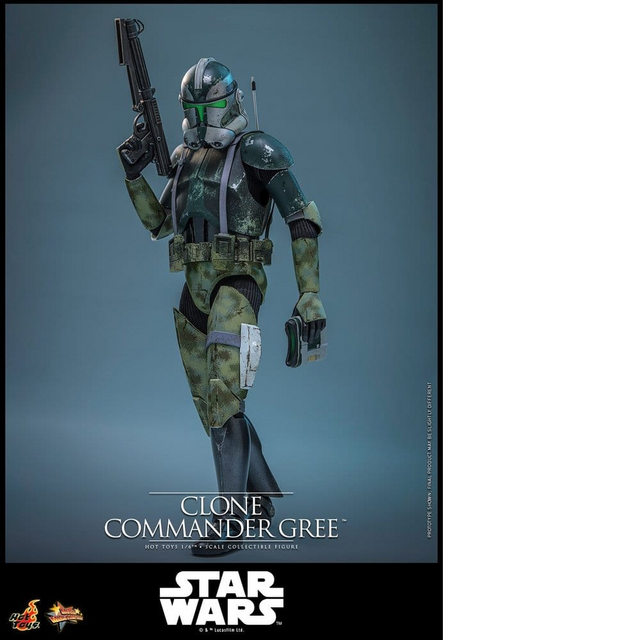 Star Wars Movie Masterpiece Clone Commander Gree Action Figure 30cm
