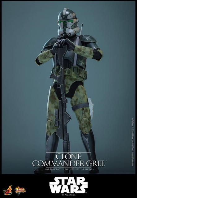 Star Wars Movie Masterpiece Clone Commander Gree Action Figure 30cm