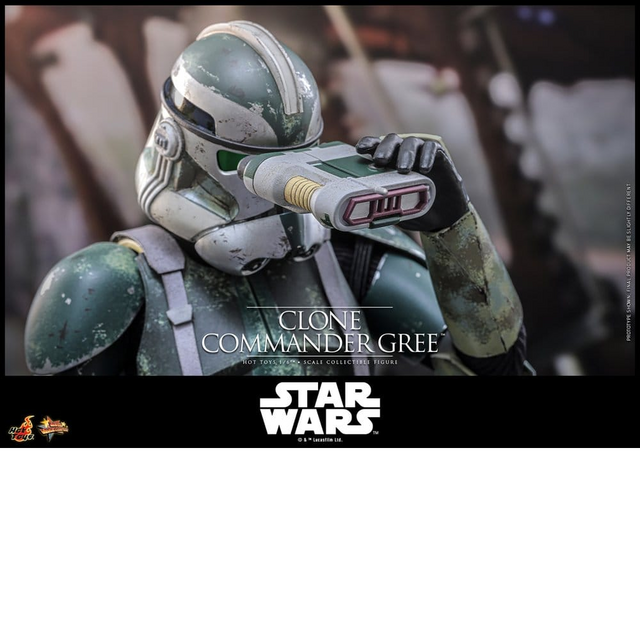 Star Wars Movie Masterpiece Clone Commander Gree Action Figure 30cm