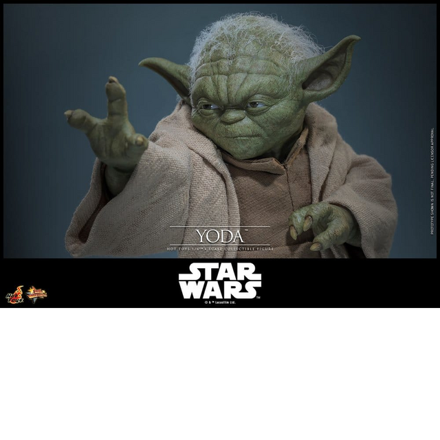 Star Wars Revenge of the Sith Movie Masterpiece Yoda Action Figure 14cm