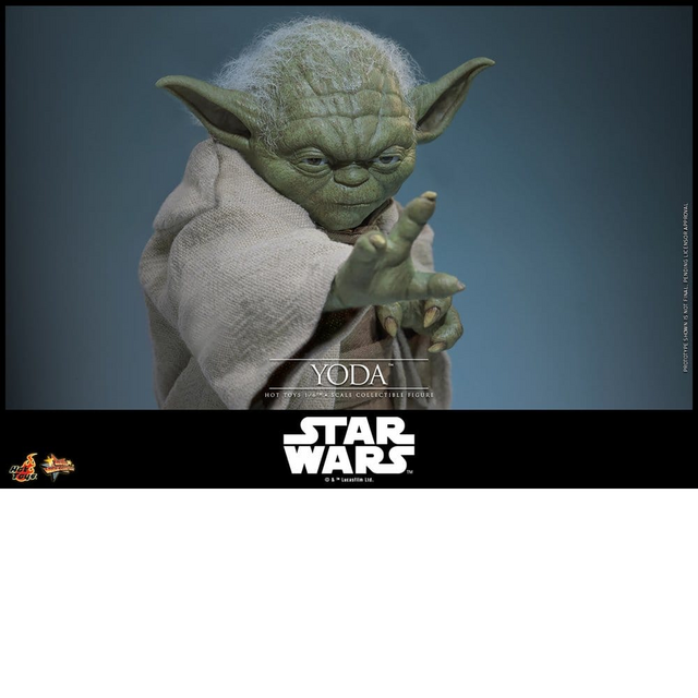 Star Wars Revenge of the Sith Movie Masterpiece Yoda Action Figure 14cm