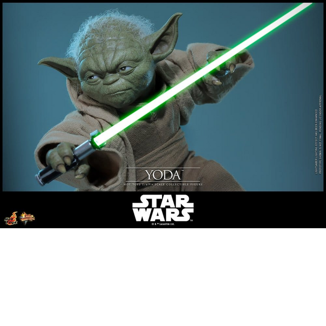 Star Wars Revenge of the Sith Movie Masterpiece Yoda Action Figure 14cm