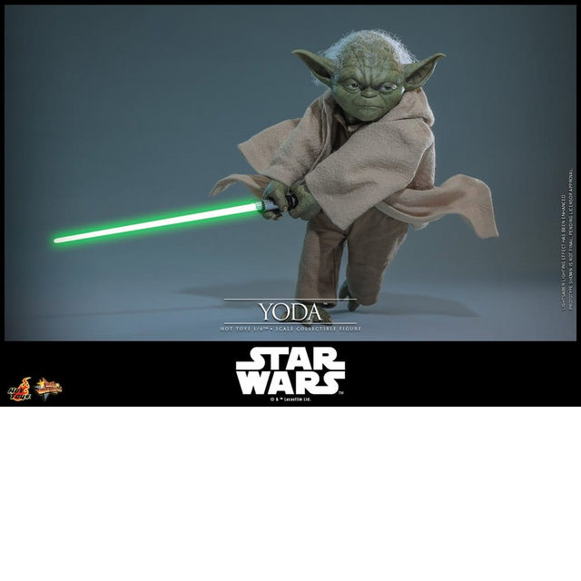 Star Wars Revenge of the Sith Movie Masterpiece Yoda Action Figure 14cm