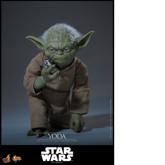Star Wars Revenge of the Sith Movie Masterpiece Yoda Action Figure 14cm