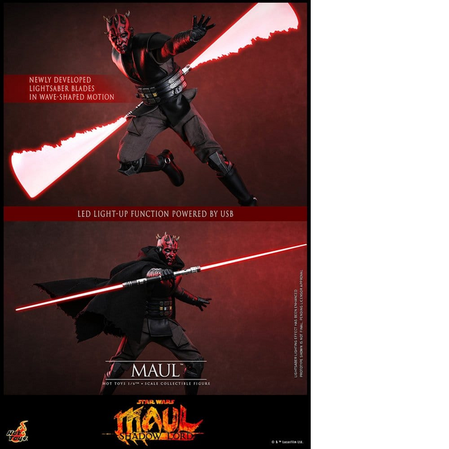 Star Wars Maul - Shadow Lord Television Masterpiece Maul Action Figure 29cm