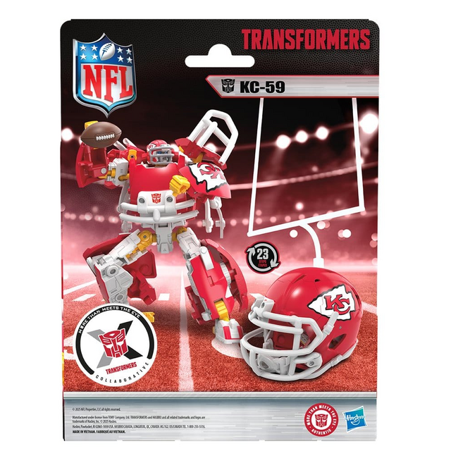 Transformers x NFL Kansas City Chiefs: KC-59 14cm