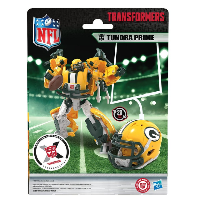 Transformers x NFL Green Bay Packers: Tundra Prime 14cm
