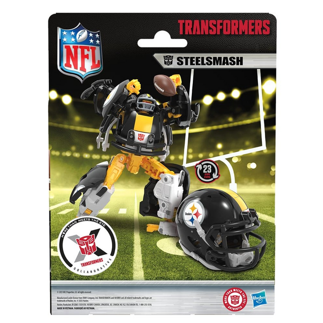 Transformers x NFL Pittsburgh Steelers: Steelsmash 14cm
