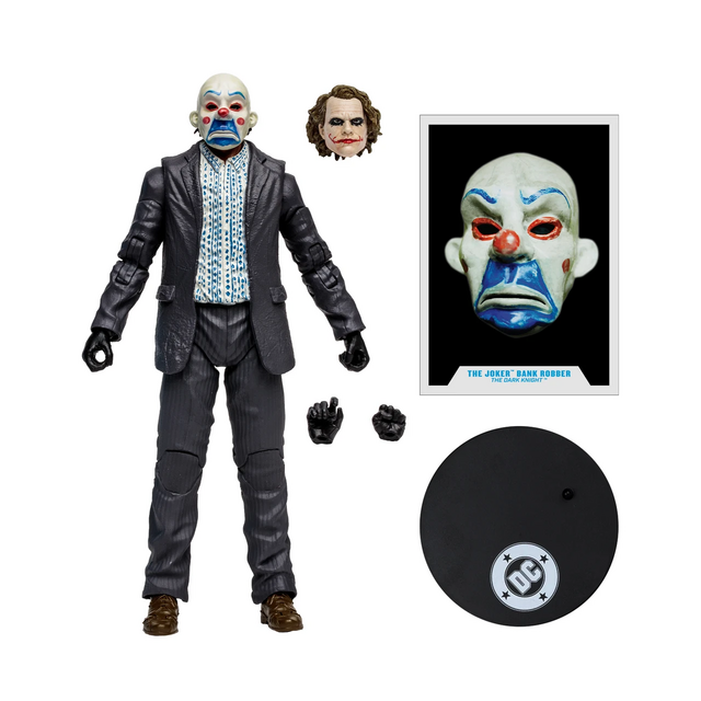 Vault Collection DC Multiverse The Joker Bank Robber (The Dark Knight) Action Figure 18cm