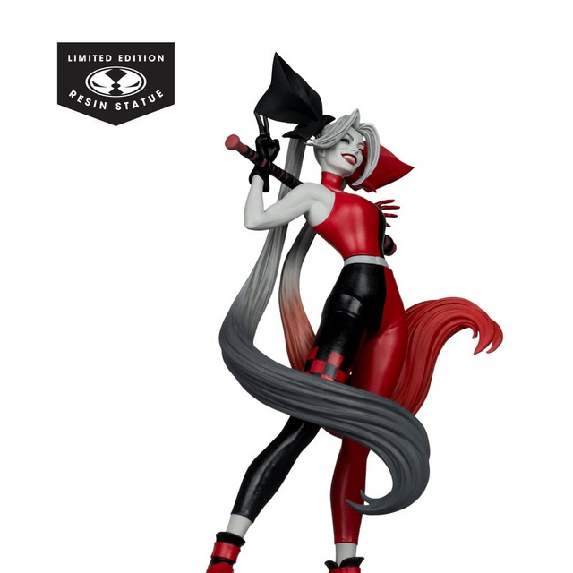 DC Direct Harley Quinn: Red, White & Black Statue 1/10 Harley Quinn by Alex Garner 21cm