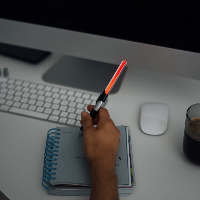 Lightsaber Pens Luke Skywalker & Darth Vader