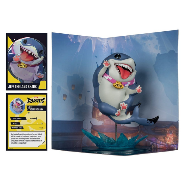 Marvel Rivals Collection 1/10 Jeff The Land Shark Statue 20cm