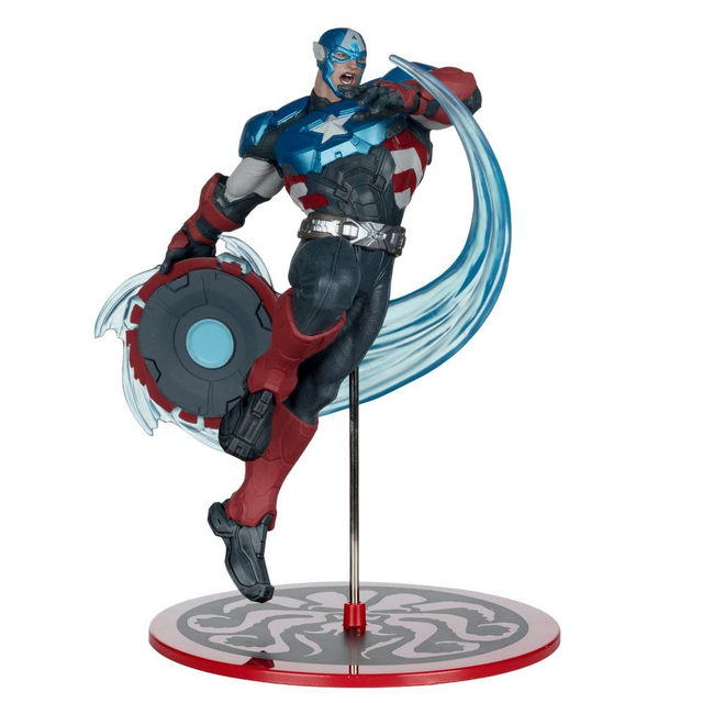 Marvel Rivals Collection 1/10 Captain America Statue 20cm