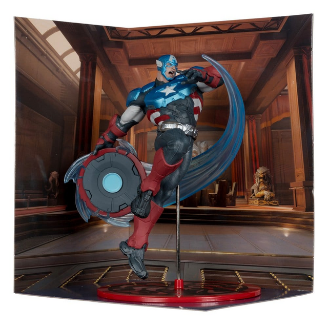 Marvel Rivals Collection 1/10 Captain America Statue 20cm