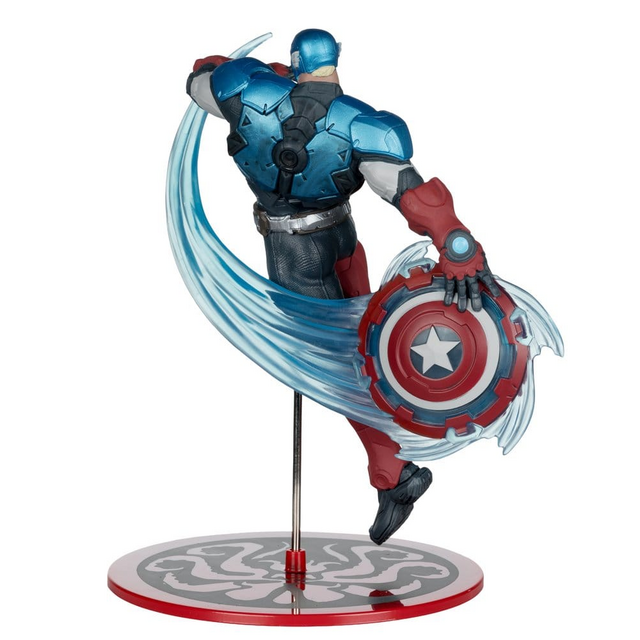 Marvel Rivals Collection 1/10 Captain America Statue 20cm