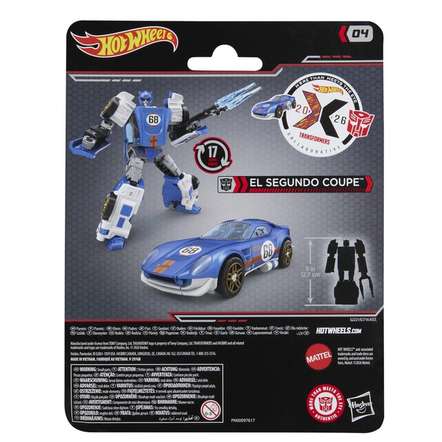 Hot Wheels x Transformers El Segundo Coupe Action Figure 13cm