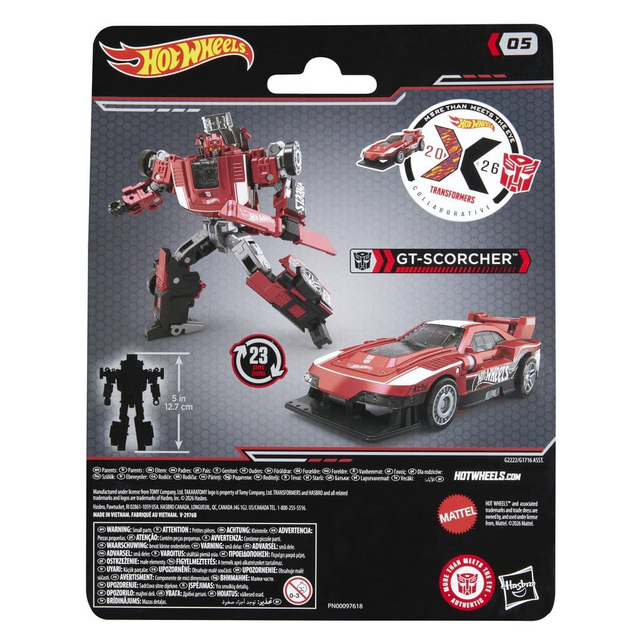 Hot Wheels x Transformers GT-Scorcher Action Figure 13cm