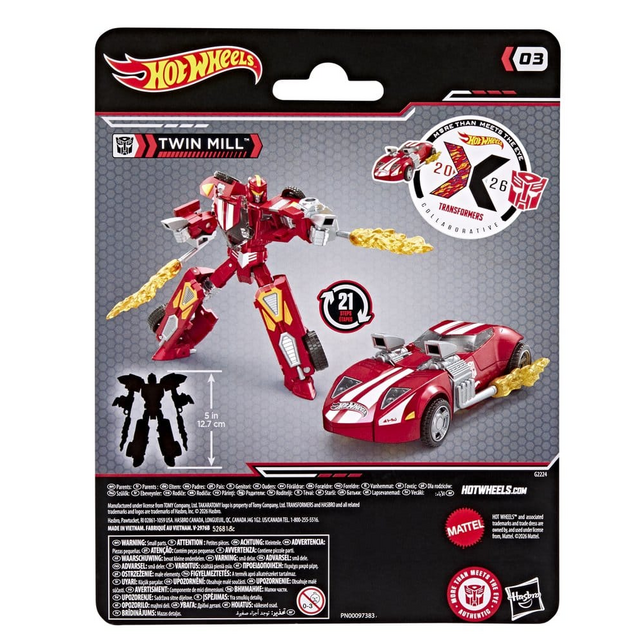 Hot Wheels x Transformers Twin Mill Action Figure 13cm