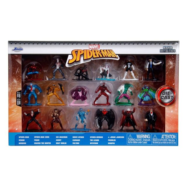 Marvel Spider-Man Nano Metalfigs 18-Pack Wave 9