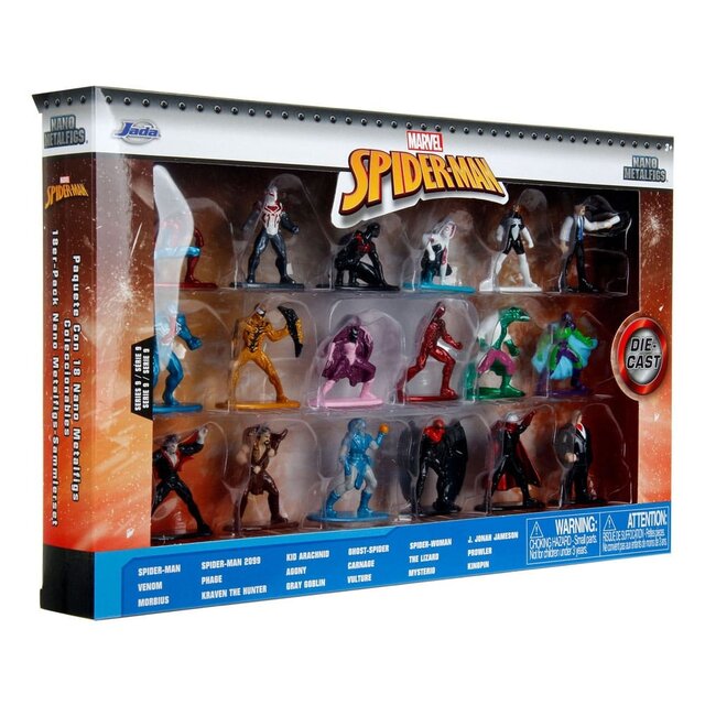 Marvel Spider-Man Nano Metalfigs 18-Pack Wave 9