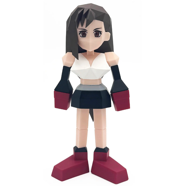 Final Fantasy VII Polygon Vinyl Figure Tifa Lockhart 14cm