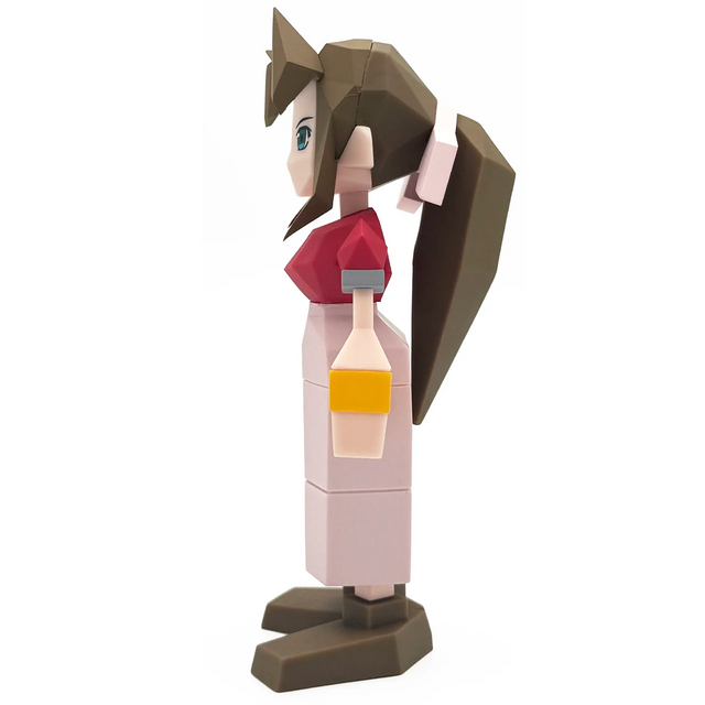 Final Fantasy VII Polygon Vinyl Figure Aerith Gainsborough 14cm