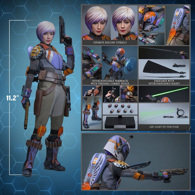 Star Wars: Rebels Television Masterpiece Sabine Wren Action Figure 29cm
