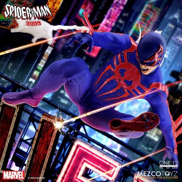 One:12 Collective Marvel Comics Spider-Man 2099 Action Figure 17cm