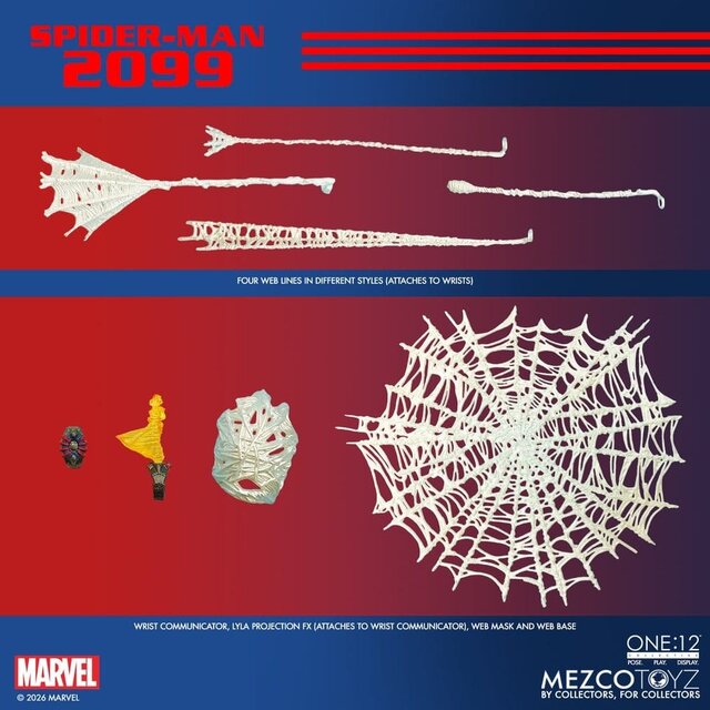 One:12 Collective Marvel Comics Spider-Man 2099 Action Figure 17cm