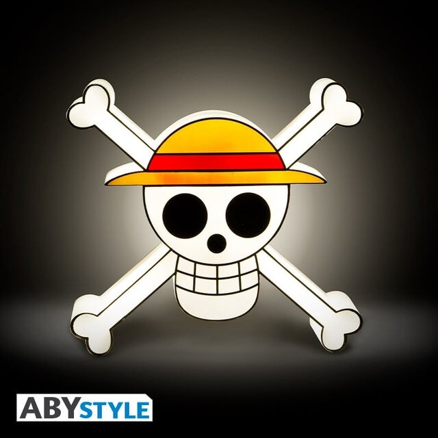 One Piece Skull Lamp 21cm