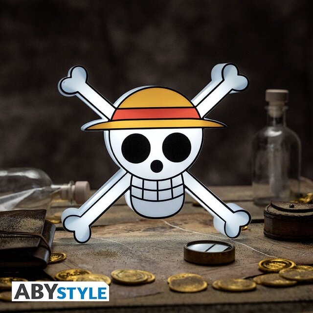 One Piece Skull Lamp 21cm