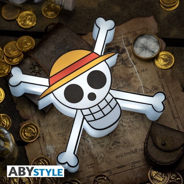 One Piece Skull Lamp 21cm