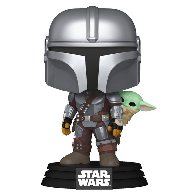 POP! Star Wars The Mandalorian with Grogu Bobblehead #818