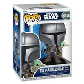 POP! Star Wars The Mandalorian with Grogu Bobblehead #818