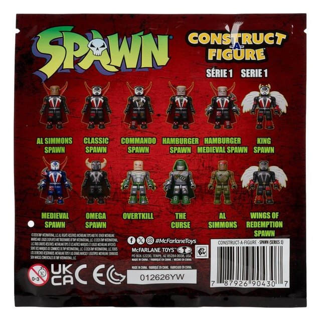 Spawn Construct a Figure Series 1 Blind Bags 36 stuks