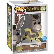 POP! Movies Shrek Donkey (Glitter) #1598 Vinyl Figure 10cm