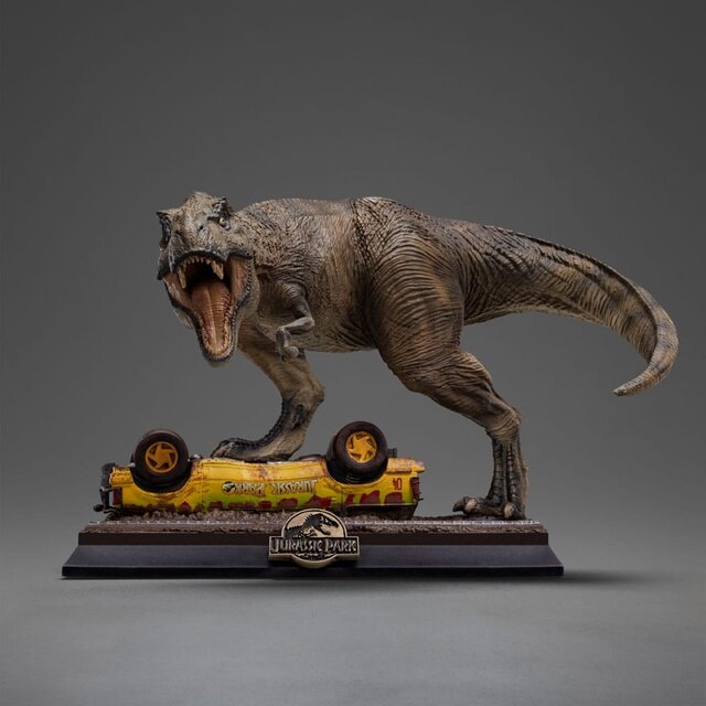 Jurassic Park Icons Statue T-Rex Attack 15cm