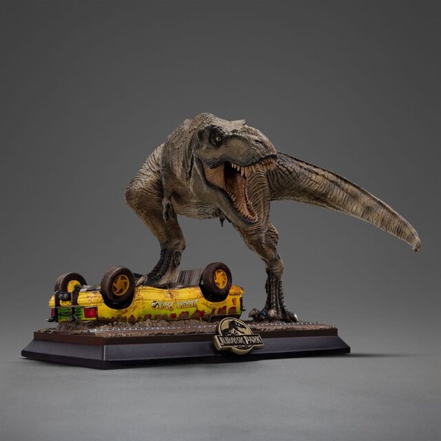 Jurassic Park Icons Statue T-Rex Attack 15cm