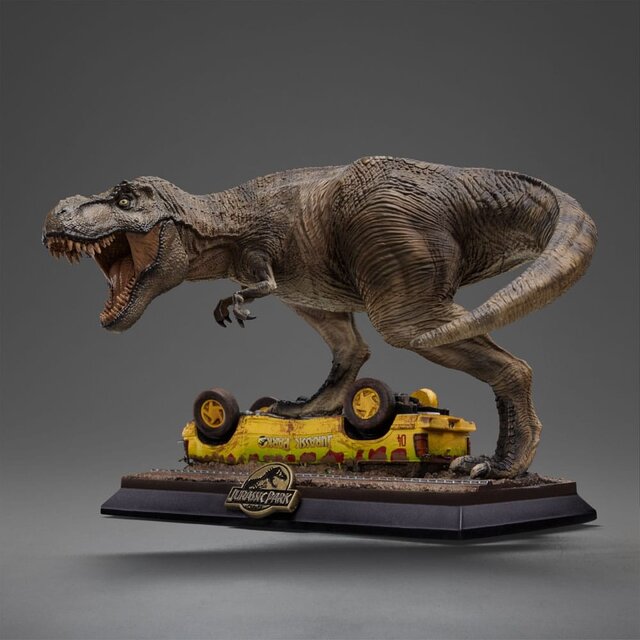 Jurassic Park Icons Statue T-Rex Attack 15cm