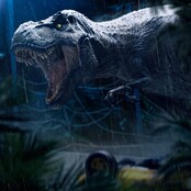 Jurassic Park Icons Statue T-Rex Attack 15cm