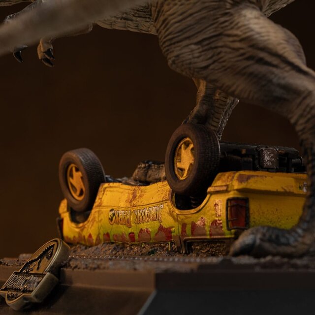 Jurassic Park Icons Statue T-Rex Attack 15cm